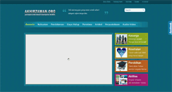 Desktop Screenshot of akhirzaman.org